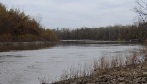 photograph of river flowing